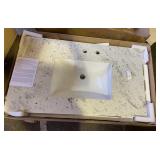 Tile & Top Granite 37" Single Bathroom Vanity Top