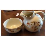 Jewel Tea Ball Pitcher & Bowl