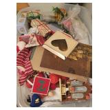 2 Tubs Full of Christmas Items
