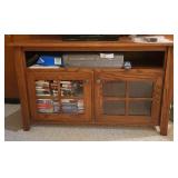 Oak Entertainment Center / TV Stand
