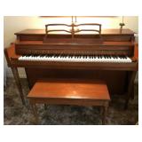 Cherry Piano & Bench by Grand Piano Company