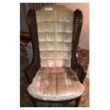 Upholstered Wing Back Chair
