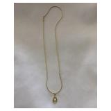 18K Gold Necklace & 18K Gold Pendant