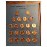 Lincoln Cent Collection Booklet and Uncirc Coins