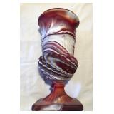 Beautifful Slag Glass Vase