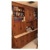 Contents of Basement Built-In Shelves & Cabinets