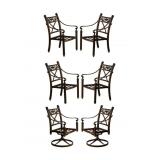6 Summerville Basso Relievo Dining Chairs