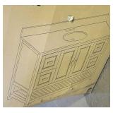 Twin Star Home 48" White Bathroom Vanity