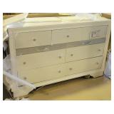 White, Silver & Gray Dresser