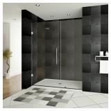 Hinged Shower Doors with Side Panel