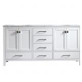 Vinnova Newtown 72" Double Bathroom Vanity Set