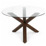 Hatmaker Solid Wood Dining Table in Walnut