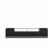 Black Lasker TV Stand, Incomplete (2 of 3 boxes)