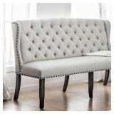 Furniture of America 3-Seater Loveseat Bench
