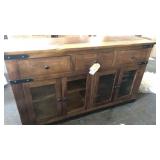 Internation Furniture Direct Wood TV Stand