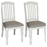 (2) Liberty Furniture Slat Back Chairs