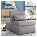 Homesource Aaronsburg Convertible Chair w/ Pillow