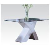 ACME Summers Glass Top Dining Table