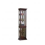Maywood Lighted Curio Cabinet, Glass Broken