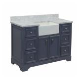 Heath 48" Single Gray Bathroom Vanity