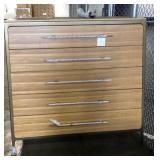 Retro Style Cabinet w/ Built-In Desk