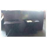 Dining Room Table w/ Leaf, Damaged