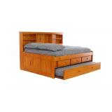 Discovery World Furniture Headboard & Rails, Honey