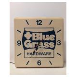 Vintage Blue - Grass hardware clock