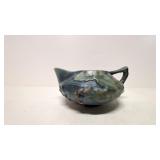 Vintage Blue Bushberry Roseville creamer