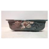 Vintage Blue Magnolia Roseville Pottery planter