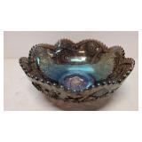 Vintage Imperial Glass Carnival bowl