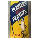 Porcelain Planers Mr. Peanut Sign