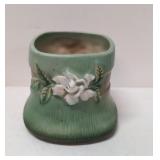 Vintage Green Roseville Gardenia Vase
