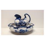 Ironstone Bowl & Pitcher Stafforshire England