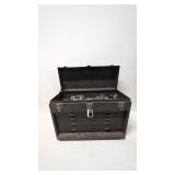 Kennedy metal tool box with contents