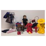 Vintage Molly American Girl Doll with desk