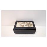 Japan Jewelry Music Box - black Lacquered