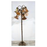 Tiffany style Lily Pond 10 light floor lamp