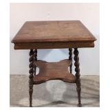 Oak Barley Twist Center Table