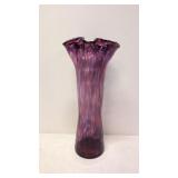 Purple Art glass Vase