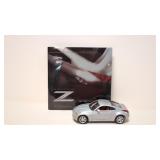 Nissan 350Z Die Cast Car and book