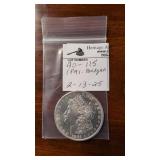 1891 Morgan Silver Dollar