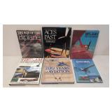6 books on airplanes