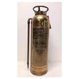 Vintage Pyrene Brass Fire Extinguisher