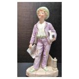 Vintage Gebruder Heuback Paperboy Figurine
