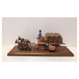 Heinkeken Beer Delivery Driver, Horses & Wagon