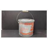 Vintage Old Pal Wood Stream Minnow Bucket