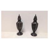 Pair Sterling Salt & Pepper shakers