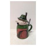 Vintage Gerz Mustache Man Beer Stein