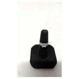 Sterling and CZ ring